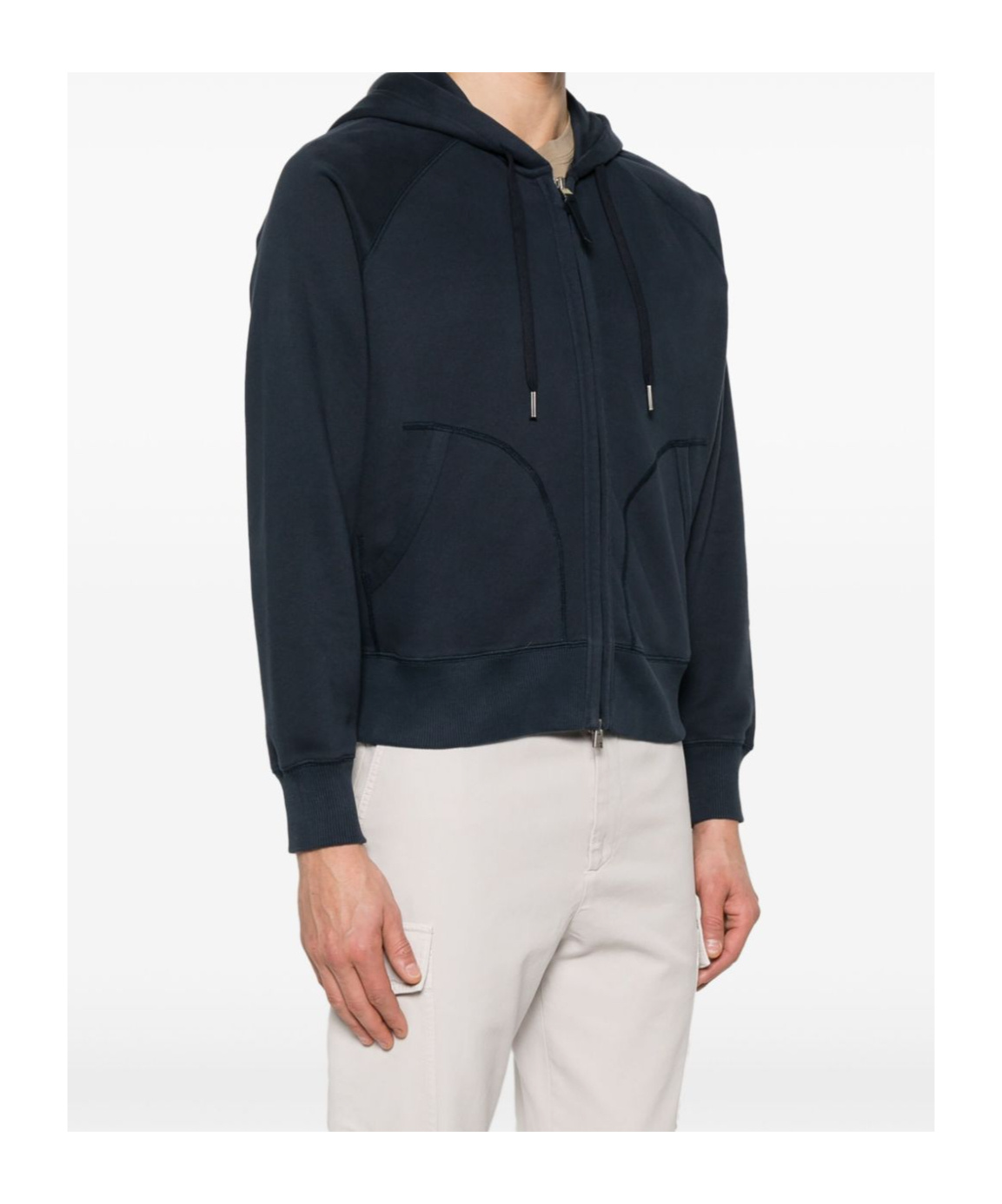 Tom Ford Zippered Sweatshirt In Black