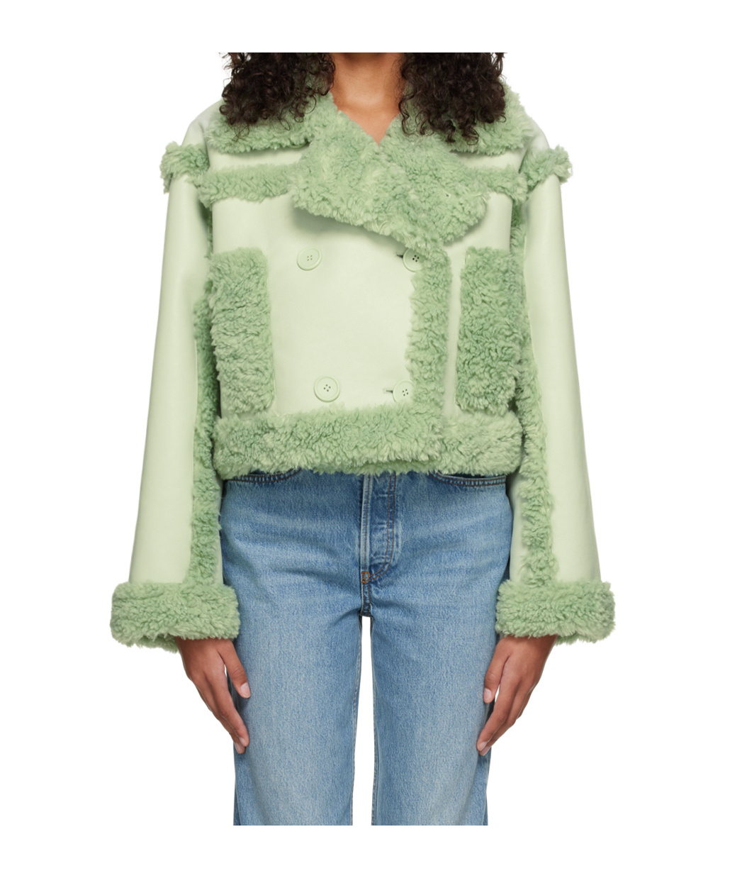 STAND STUDIO KRISTY IMITATION FUR JACKET