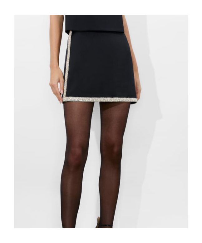 Alice And Olivia A-line Skirt In Black