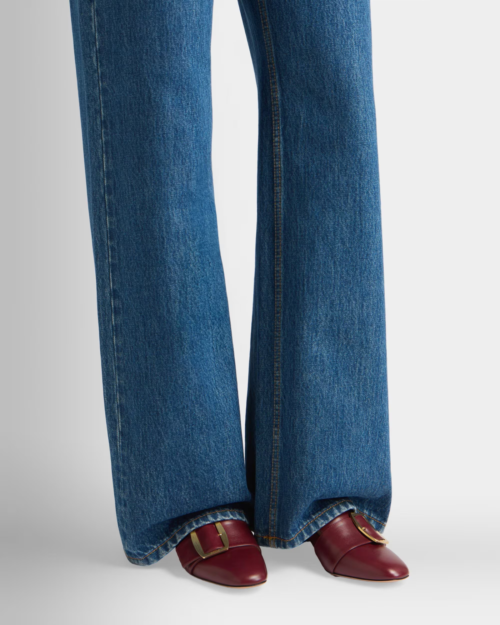 Bally Boucle High Heels In Burgundy