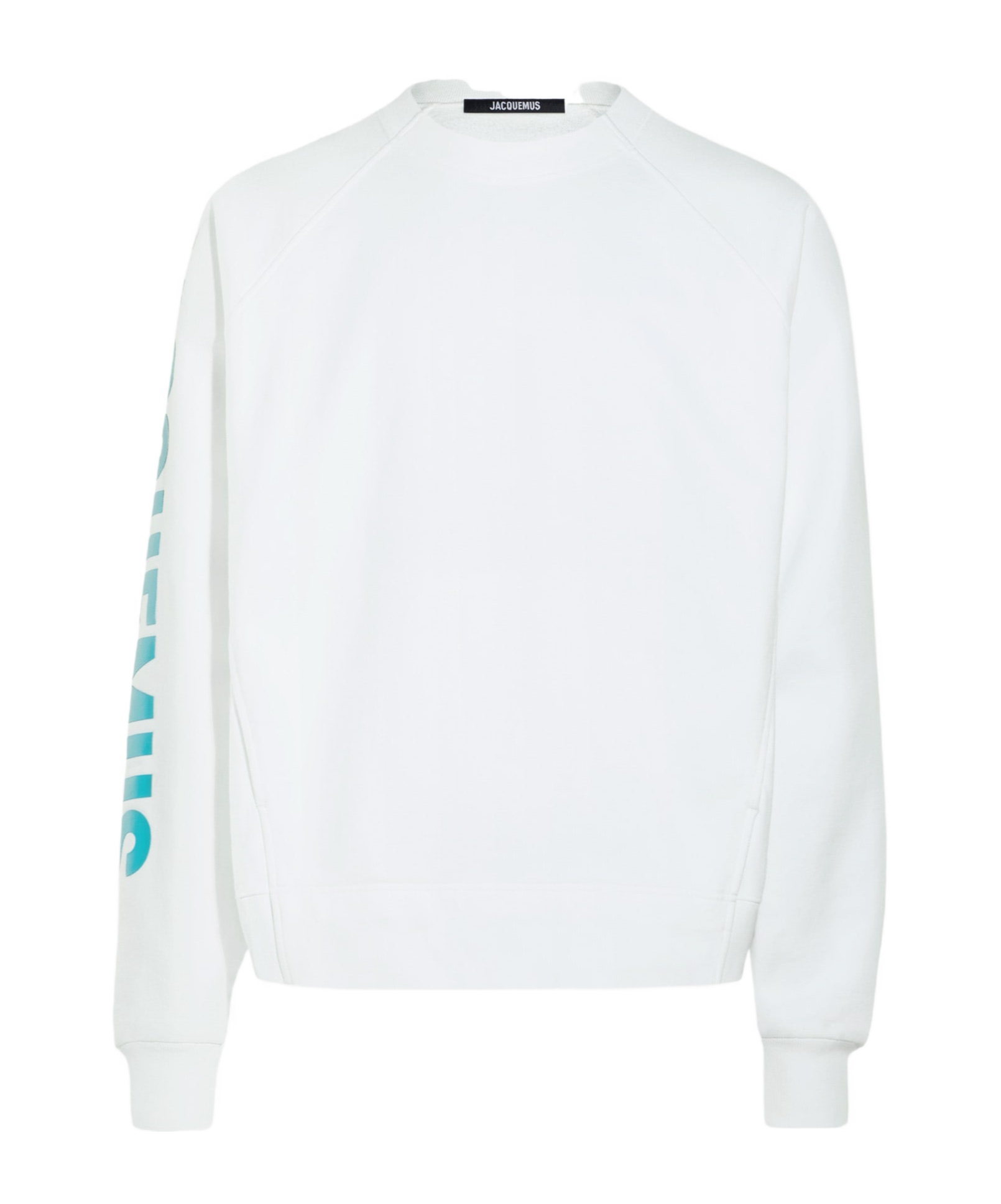 Jacquemus Logo Printed Crewneck Sweatshirt In White