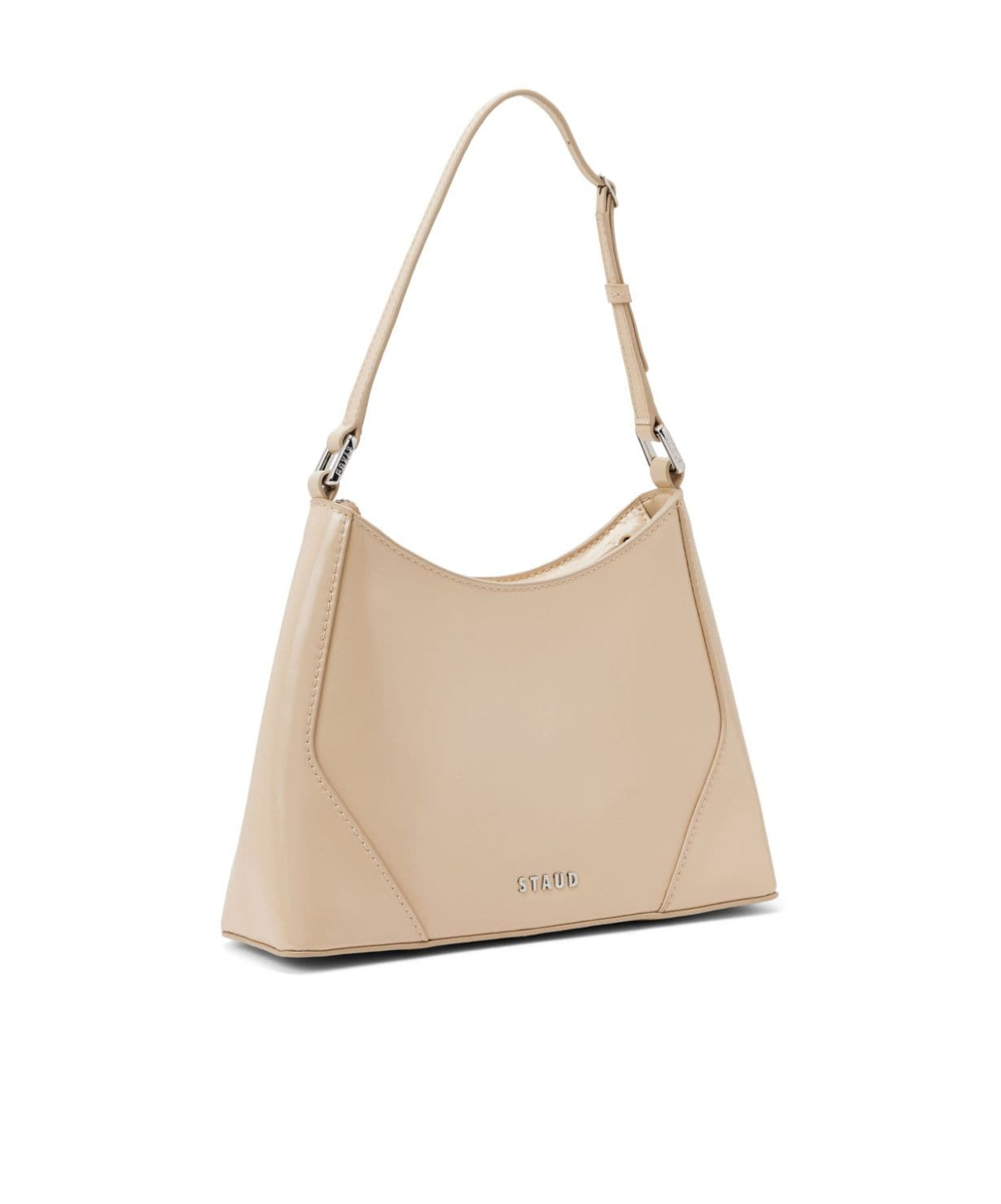 Staud Linda Shoulder Bag In Nude