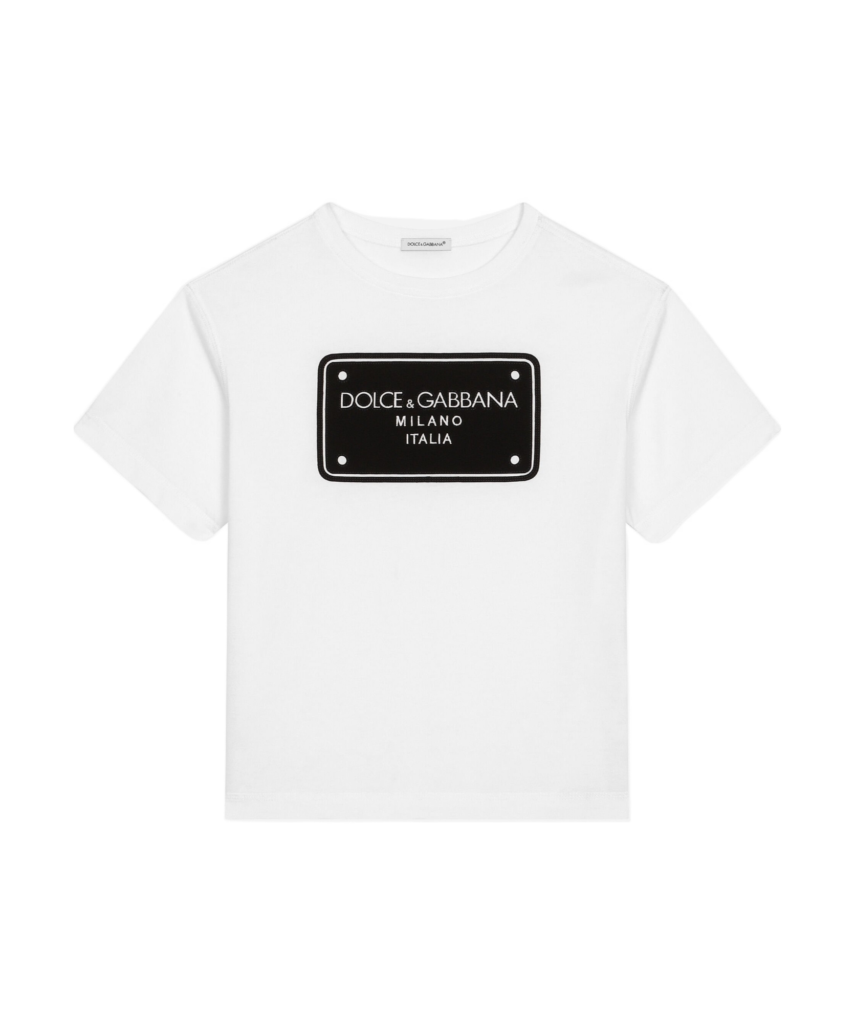 Dolce & Gabbana Logo-tag T-shirt In White