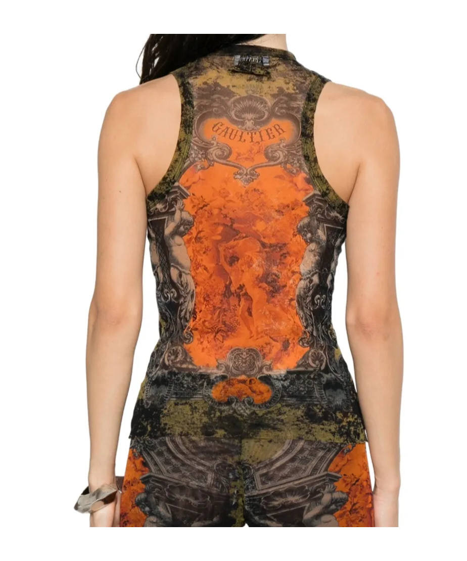 Jean Paul Gaultier The Khaki Médaillon Tank Top