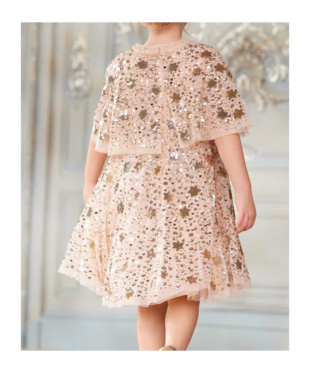 Needle & Thread Meteor Dress In White