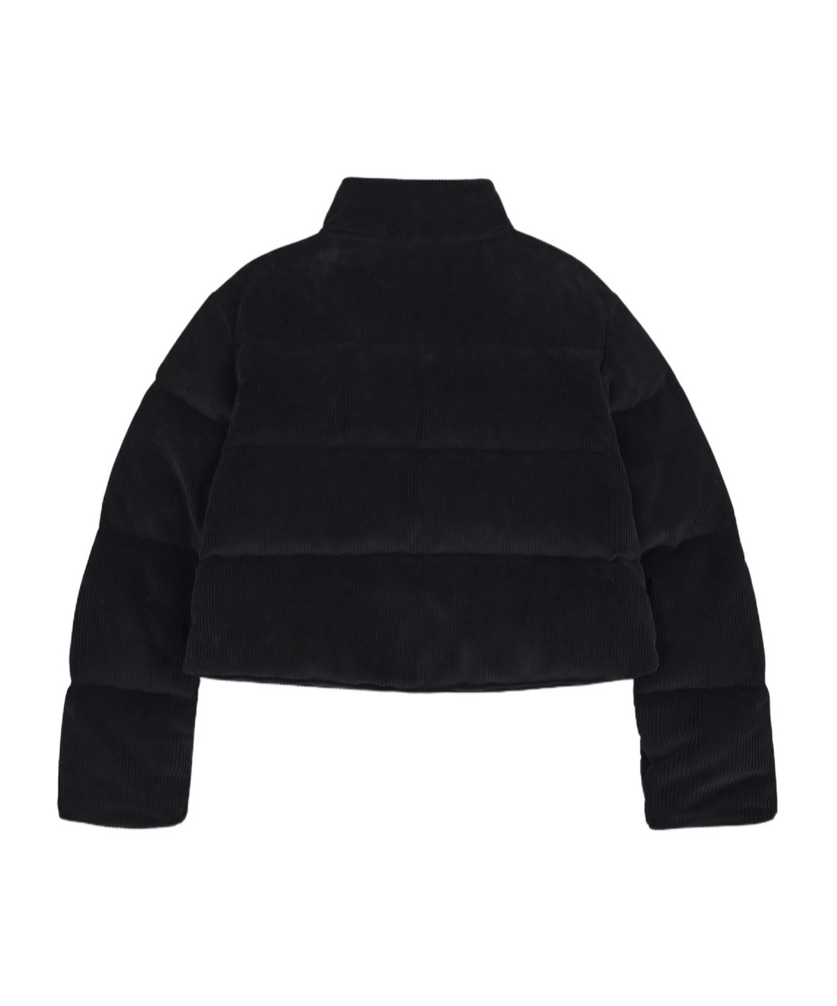 We11 Done Logo Stand-neck Down Jacket In Black