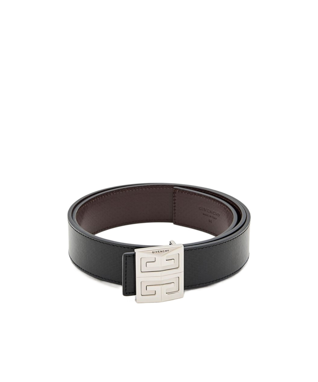 Givenchy 4g Reversible Leather Belt In Black