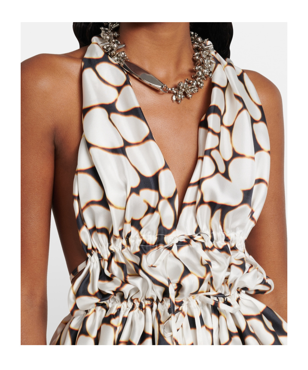 Dries Van Noten Halter Neck Top In Black