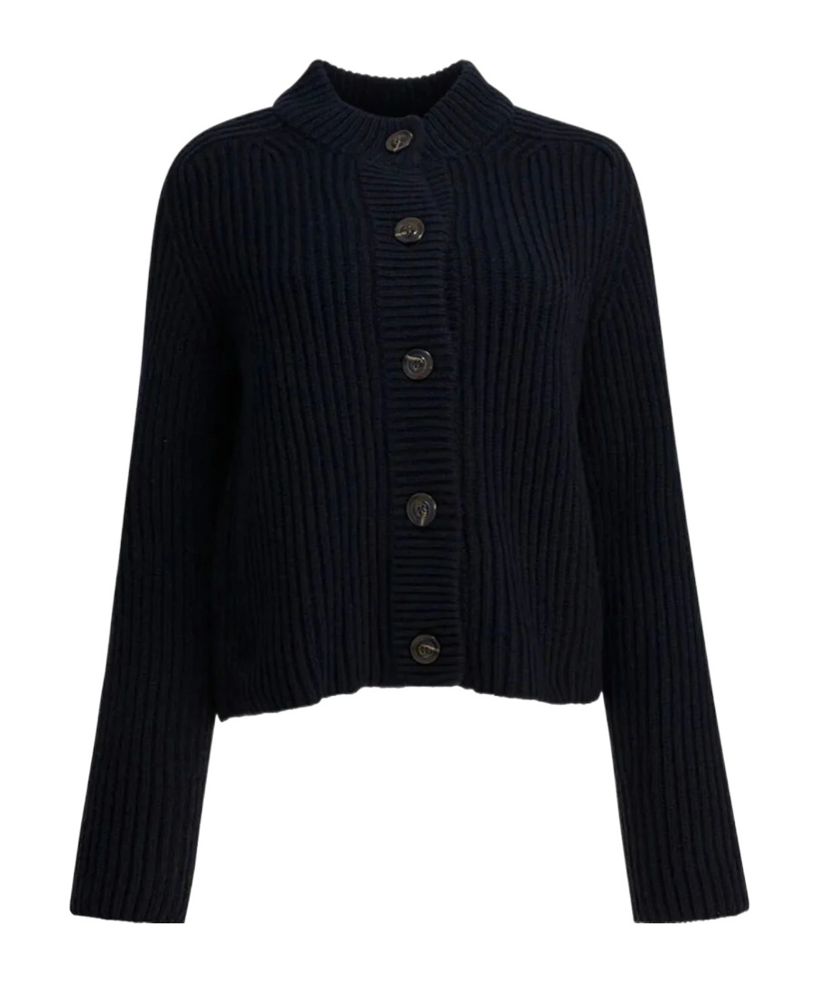 Soeur Knitted Cardigan In Black