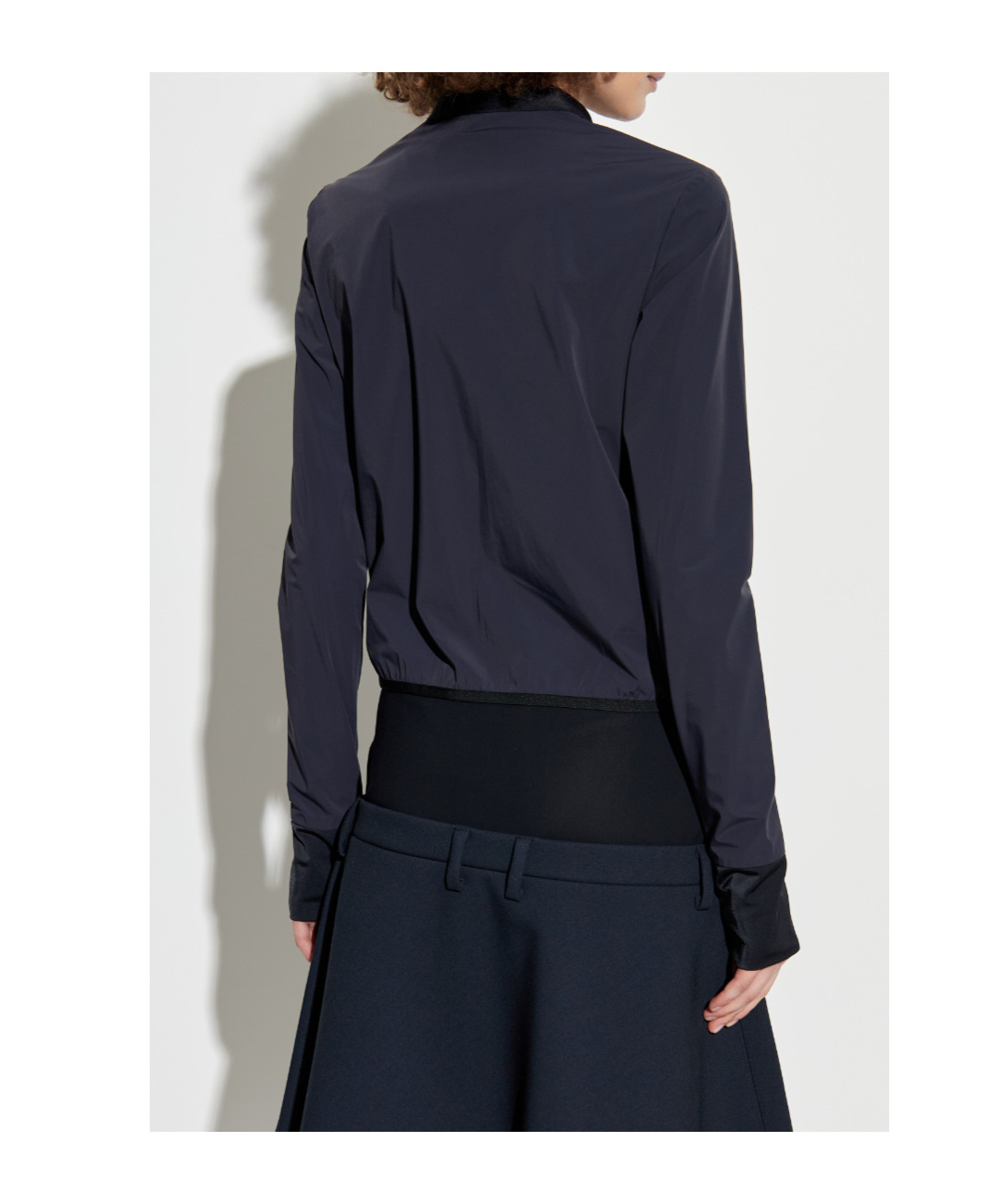 Diesel G-ervin Zip-front Stand-collar Jacket In Black