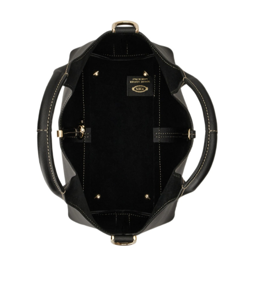 Tod's Double Handle Shoulder Bag In Black