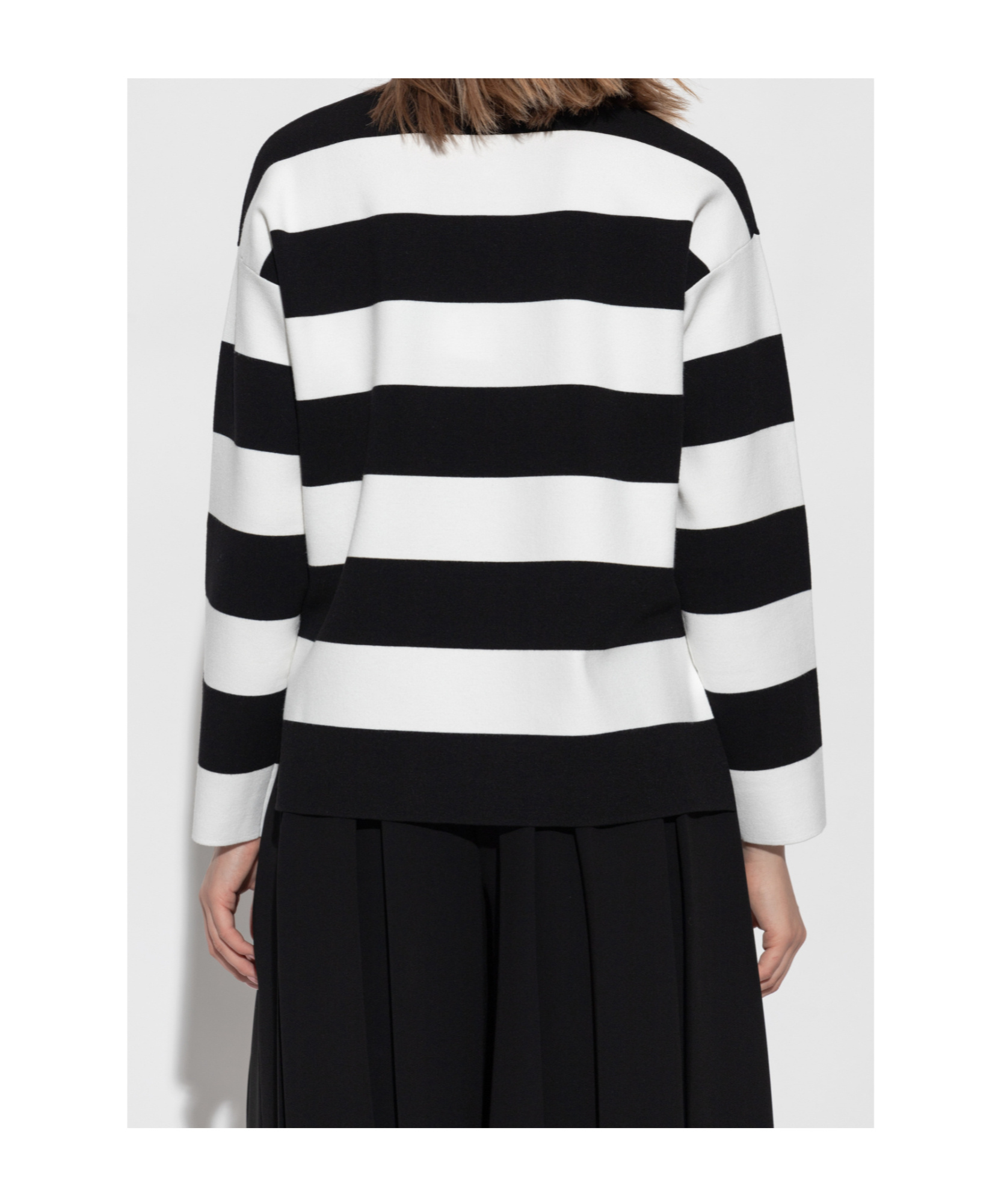 Max Mara Long Sleeve Sweater In Multi