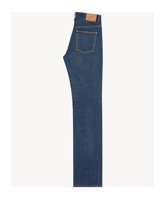 Saint Laurent Nico Low-rise Jeans In Animal Print