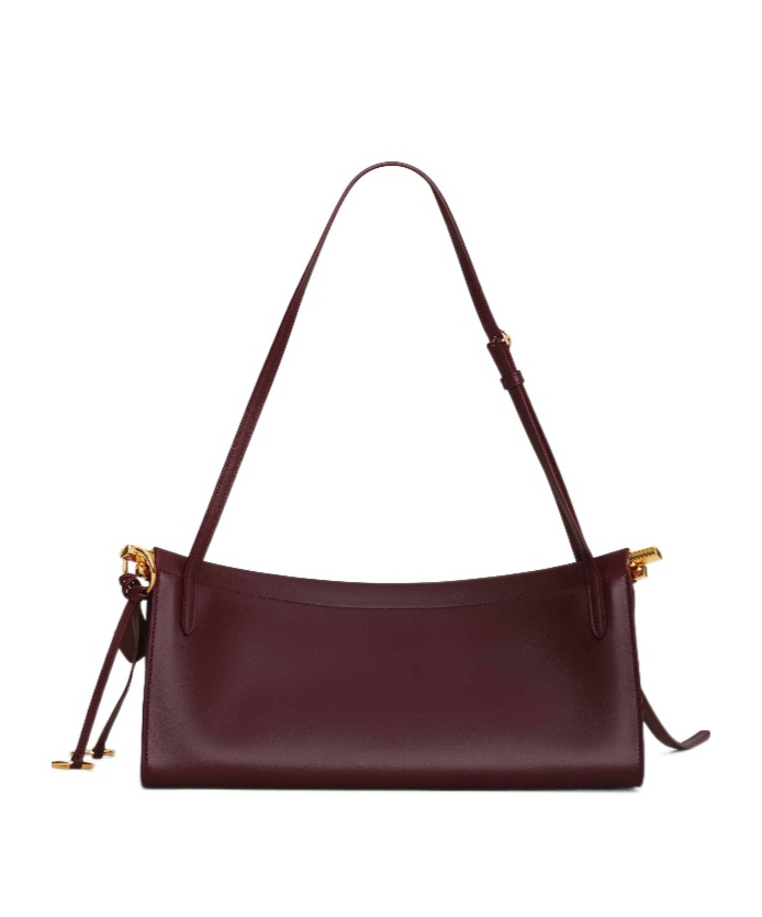 Alaïa Le Click East West Medium Bag In Leather In Red