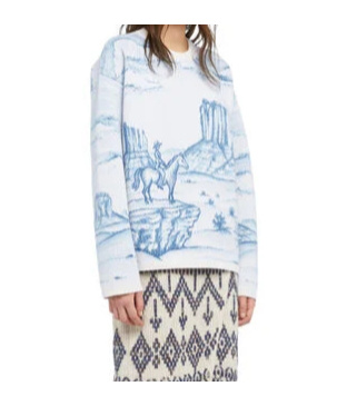Alanui Silent Rider Wool Sweater
