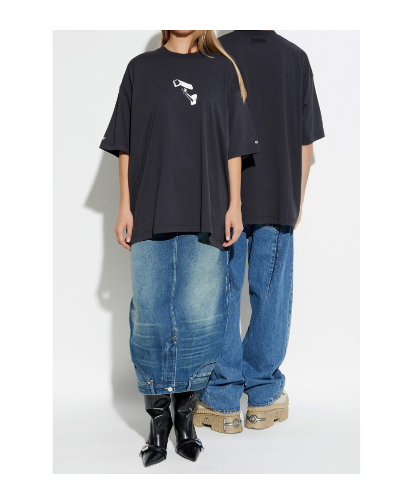 Vetements Camera-print T-shirt In Black