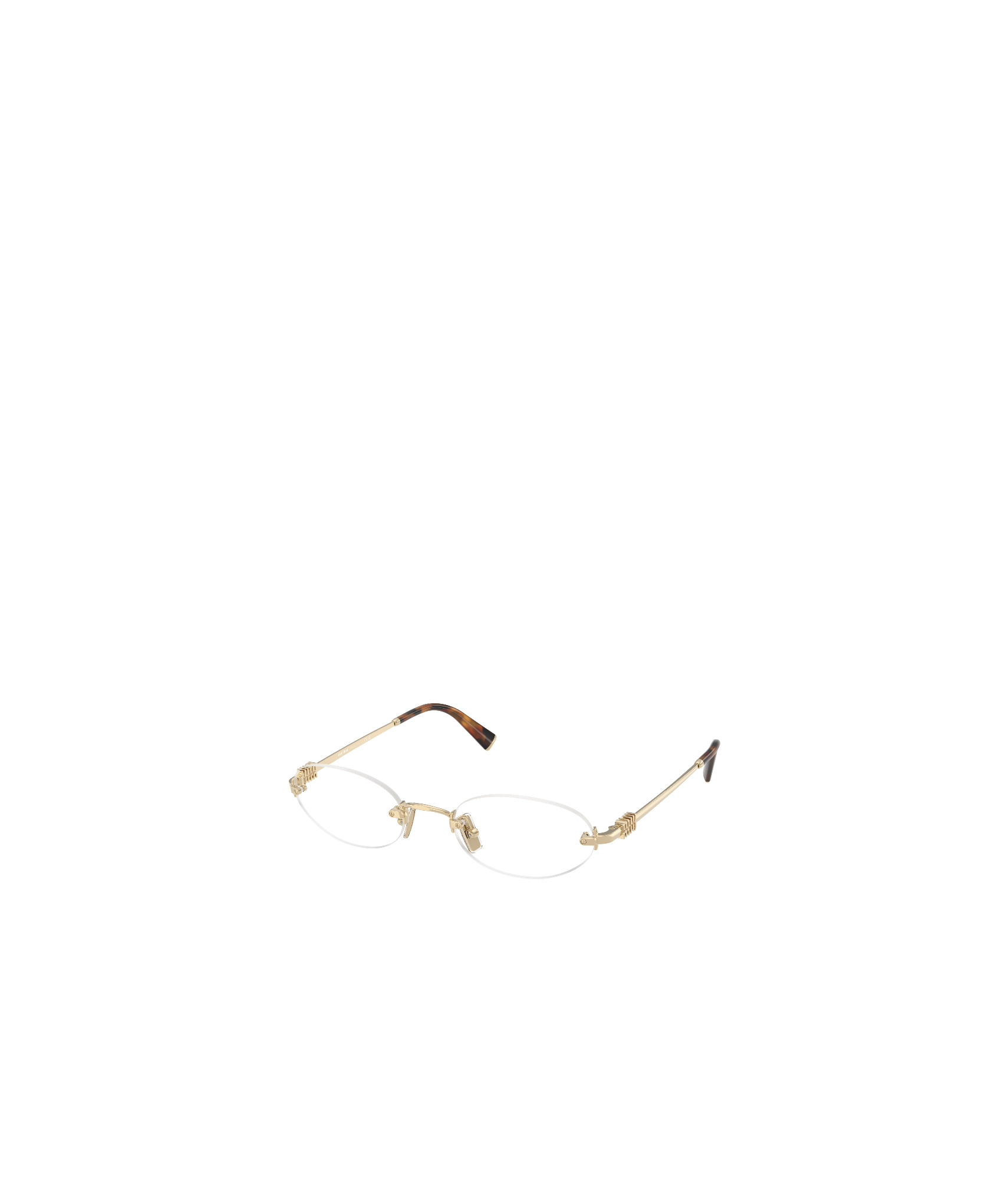 Miu Miu Frameless Flat Mirror In White