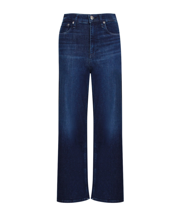 Rag & Bone High-rise Denim Pants In Black