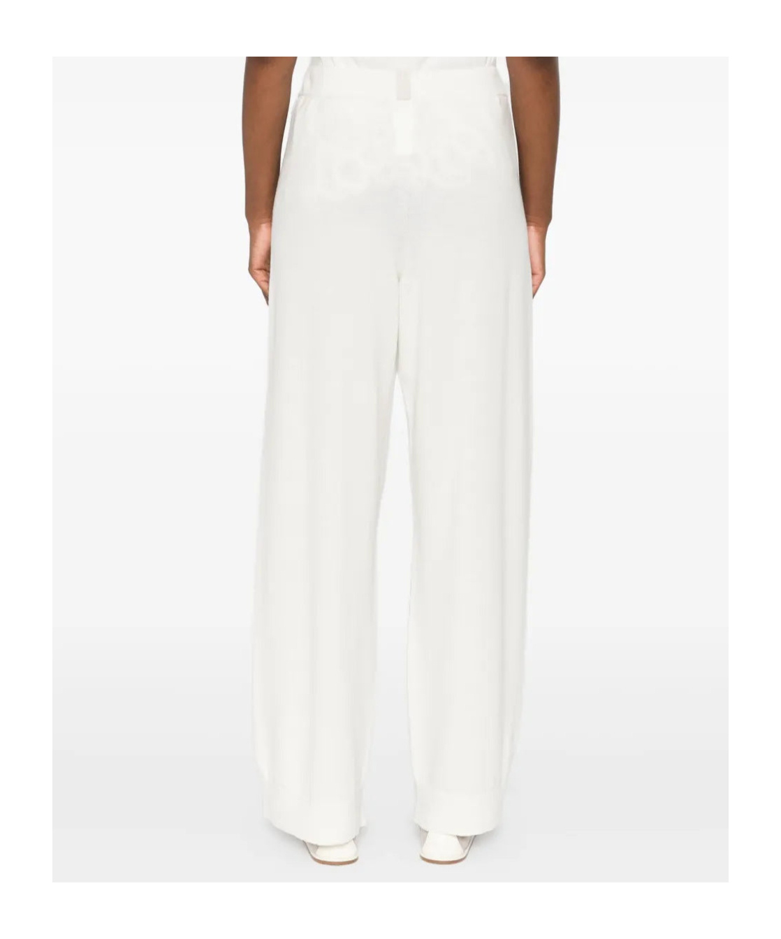 Fabiana Filippi Pleated Casual Pants In White