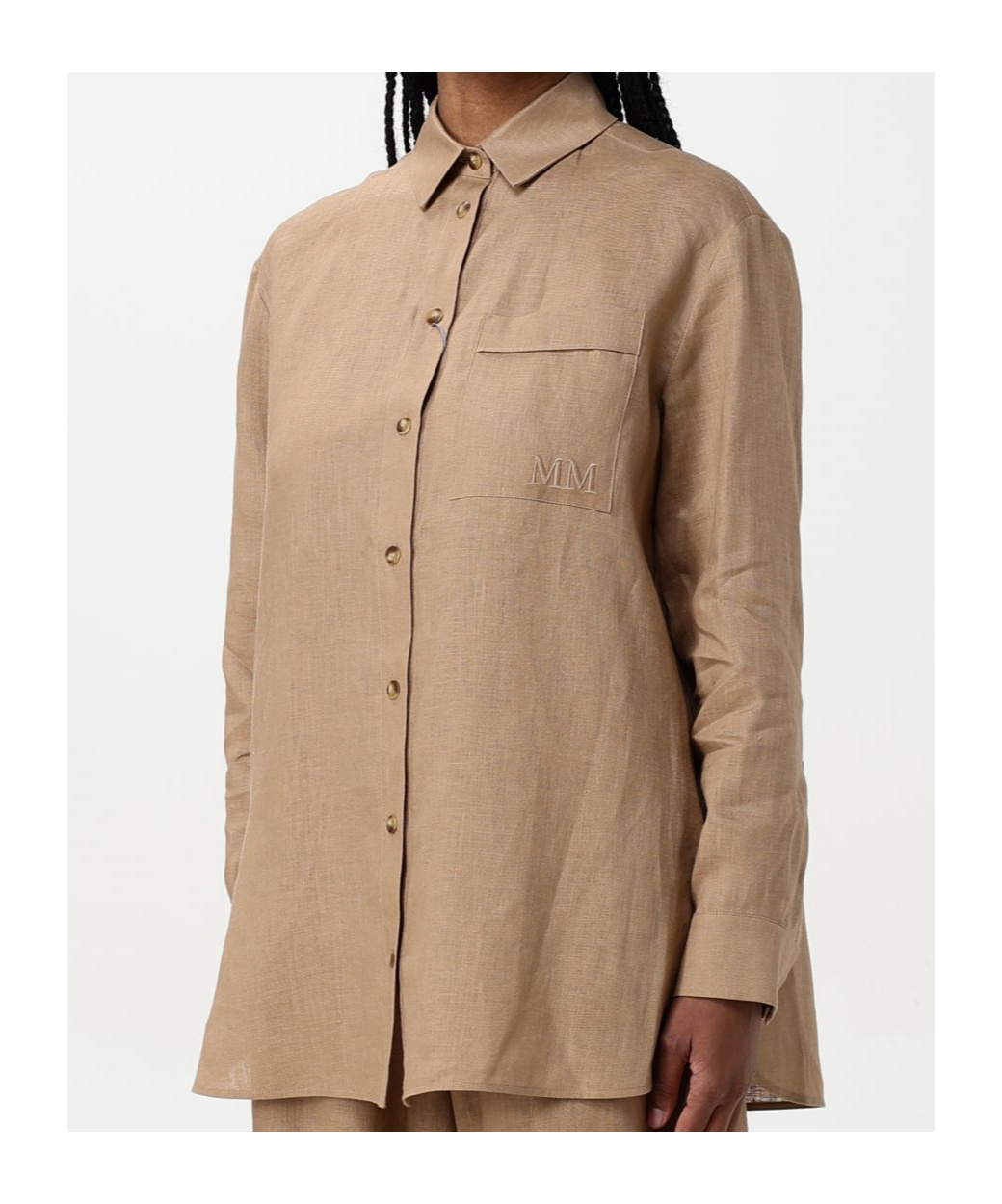 Max Mara Shirt Woman Camel In Brown