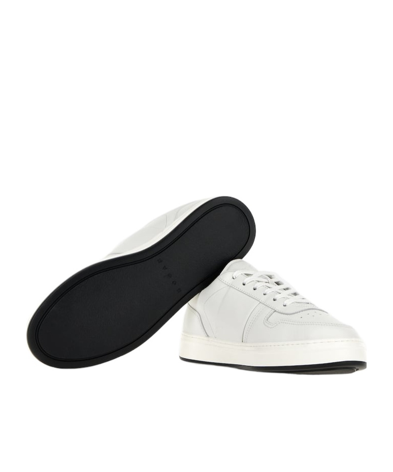 Hogan H668 Allacciato Fascia Logo Sneakers In White