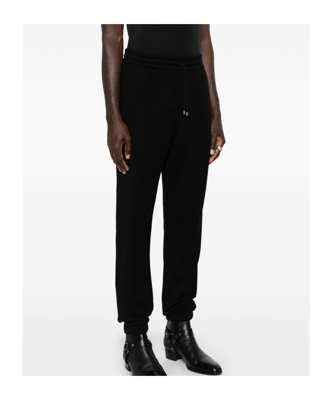 Saint Laurent Cassandre-logo Track Pants In Black