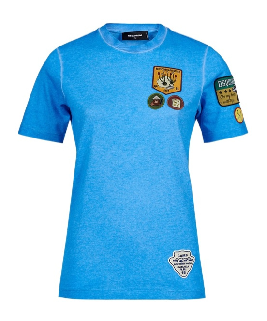 Dsquared2 Short-sleeved T-shirt In Blue