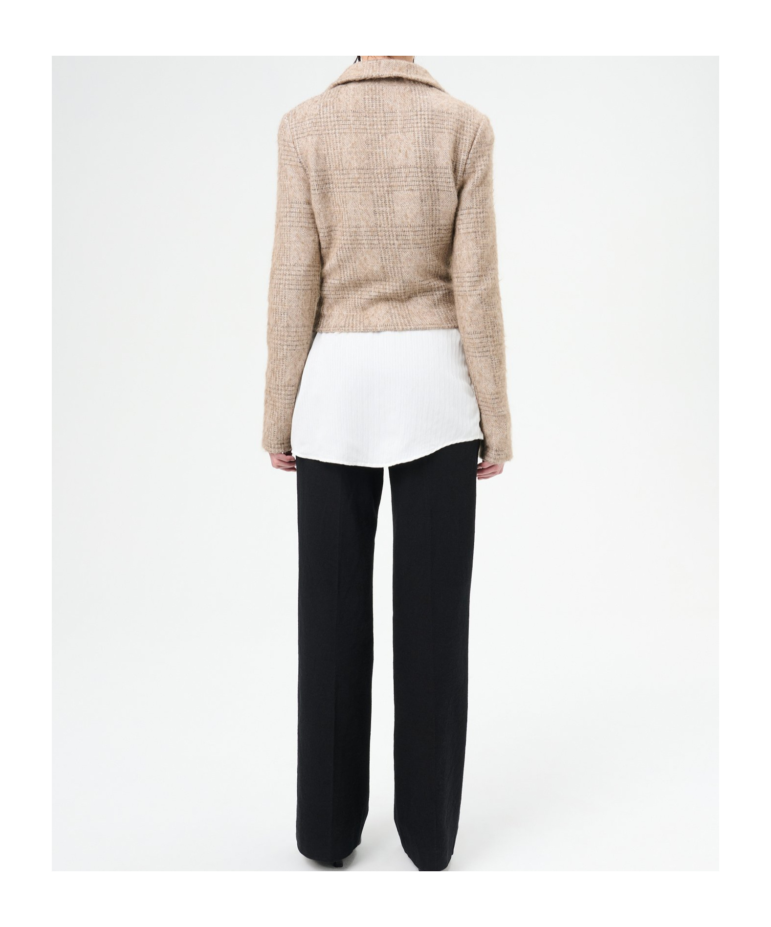Our Legacy Checked Casual Jacket In Nude