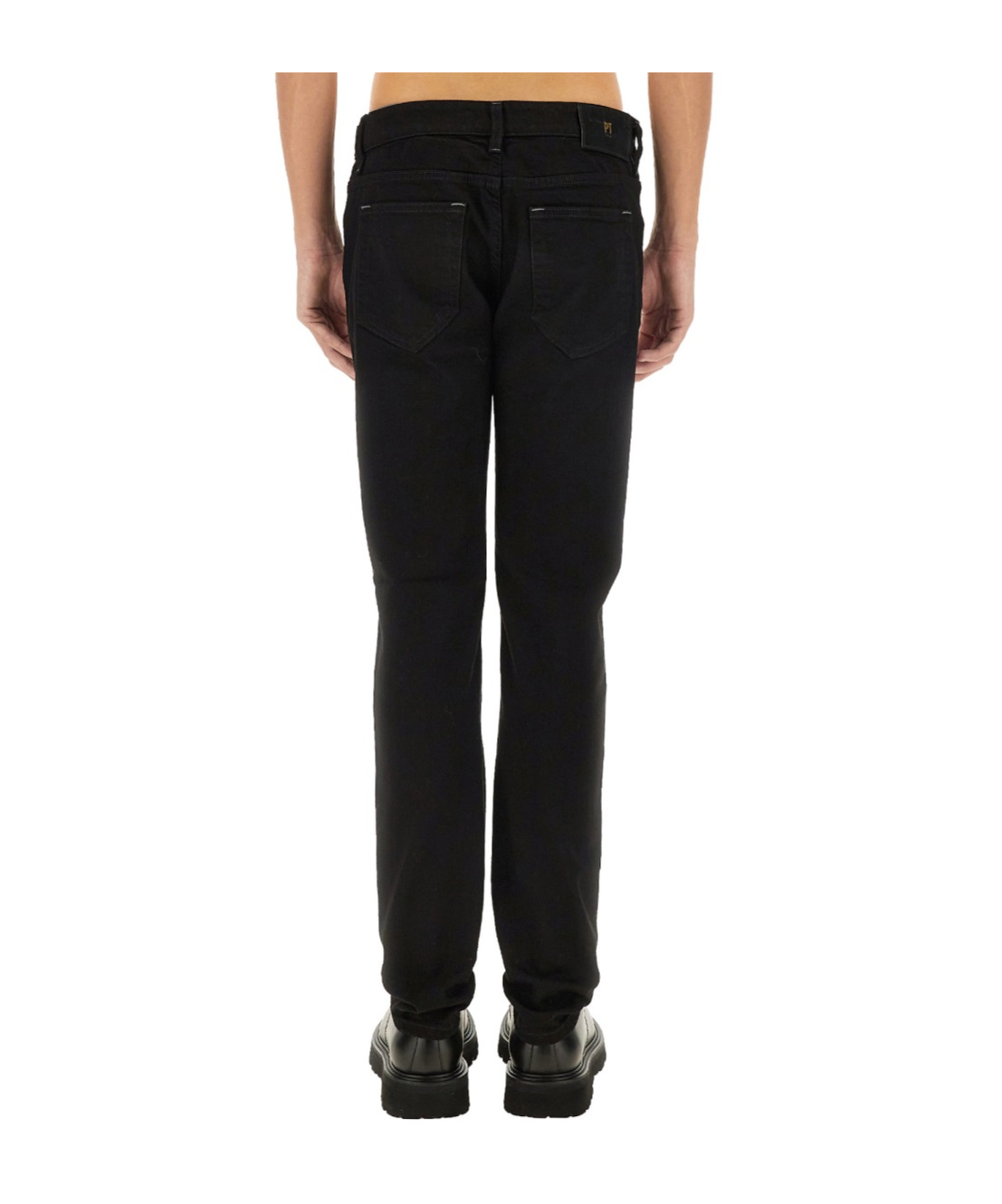 Pt Torino Swing Low-rise Straight-leg Jeans In Multi