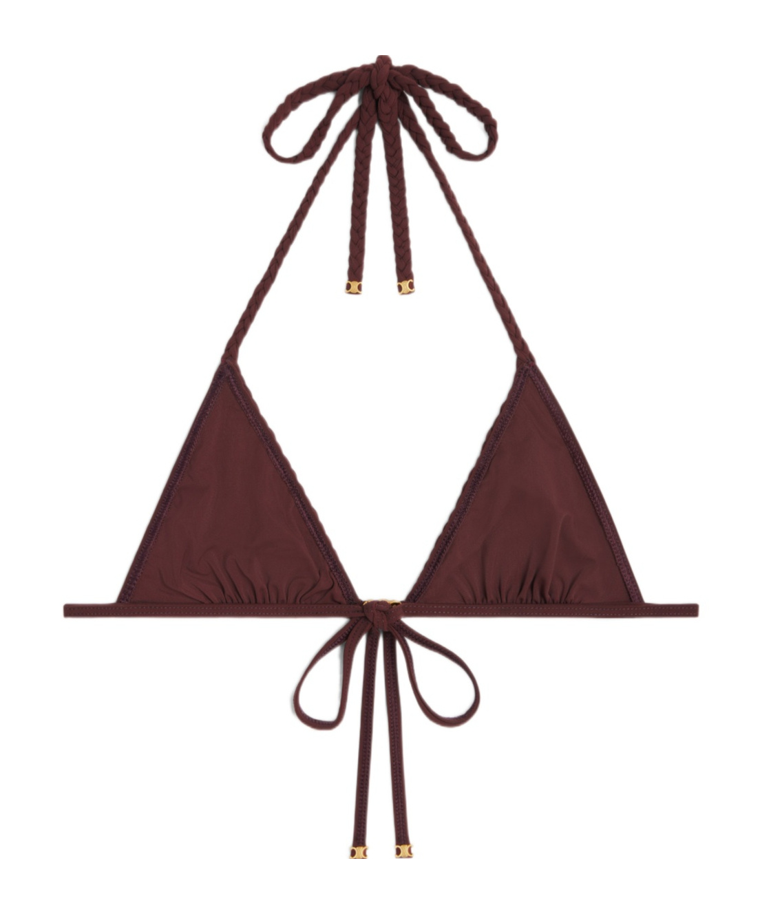 CELINE TRIOMPHE TRIANGLE TOP IN MATTE JERSEY