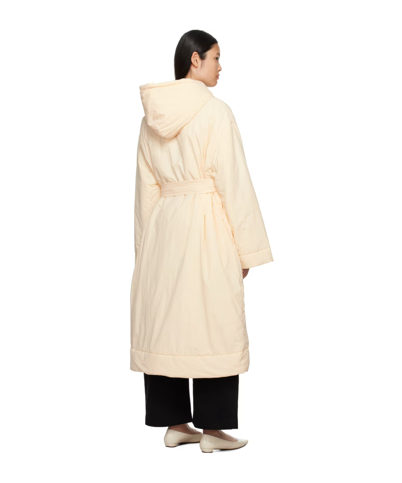 Studio Nicholson Off-white Kariba Coat In Nude