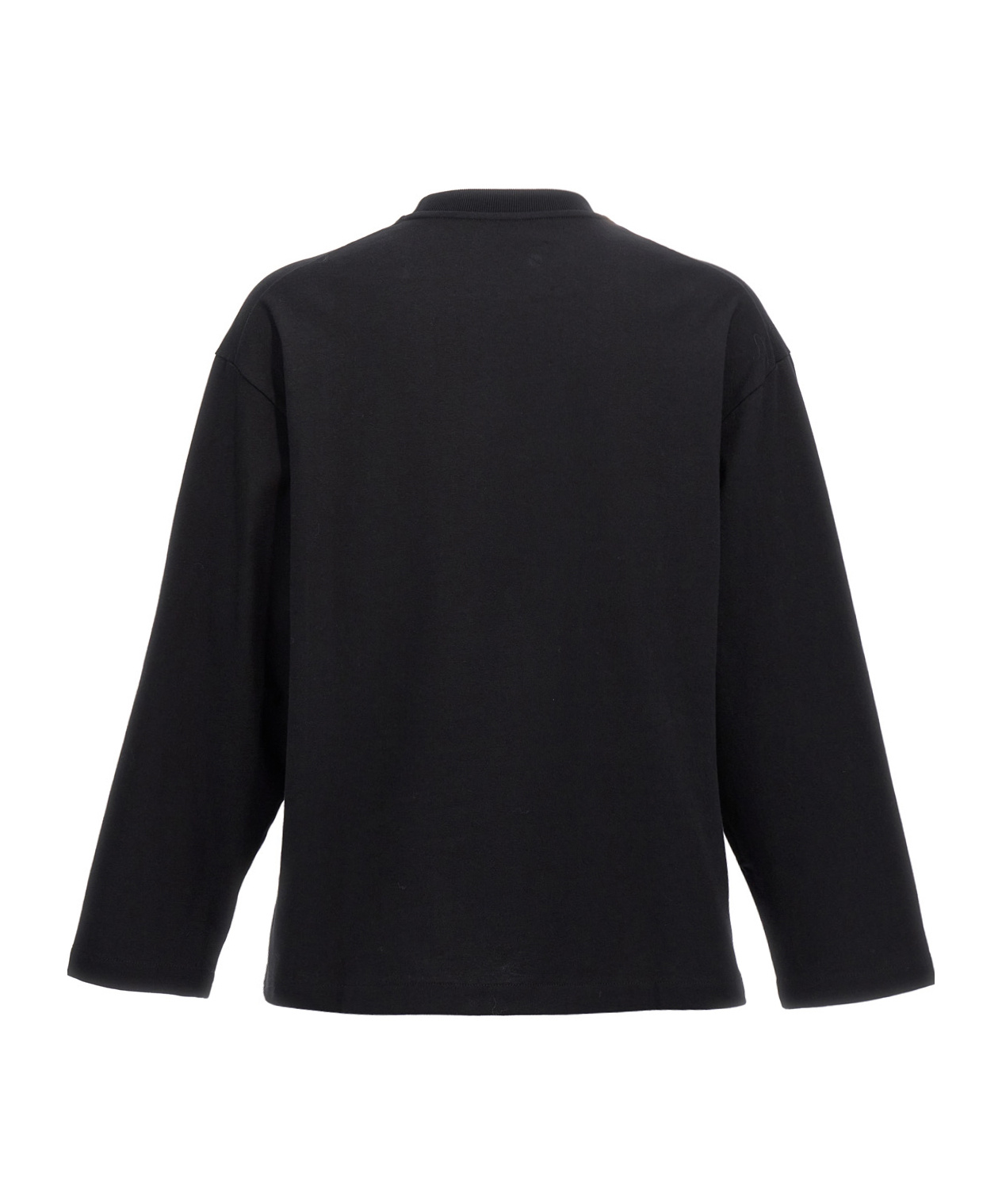 Jil Sander Logo T-shirt In Black