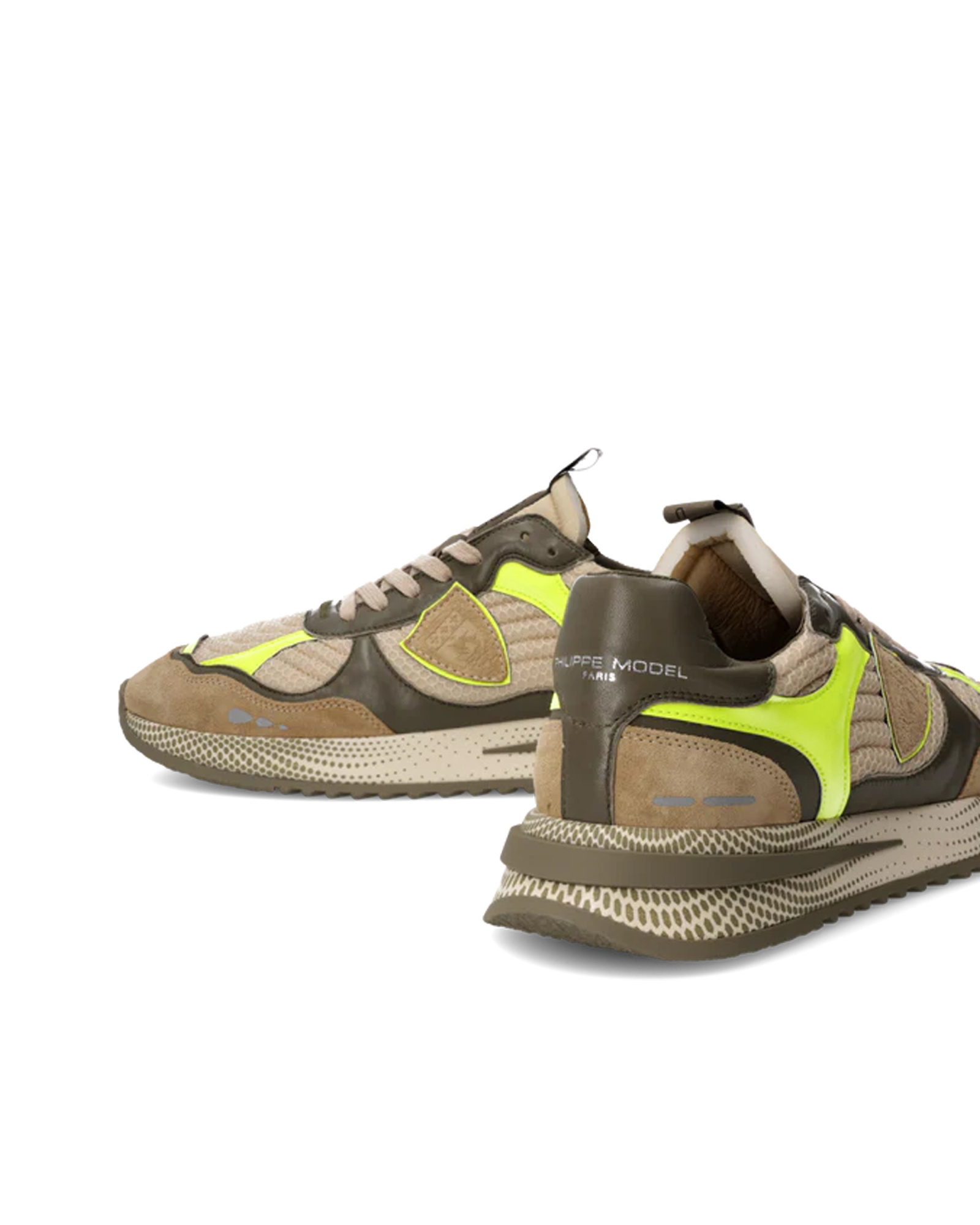 Philippe Model Lace-up Low-cut Casual Shoes In Multicolor