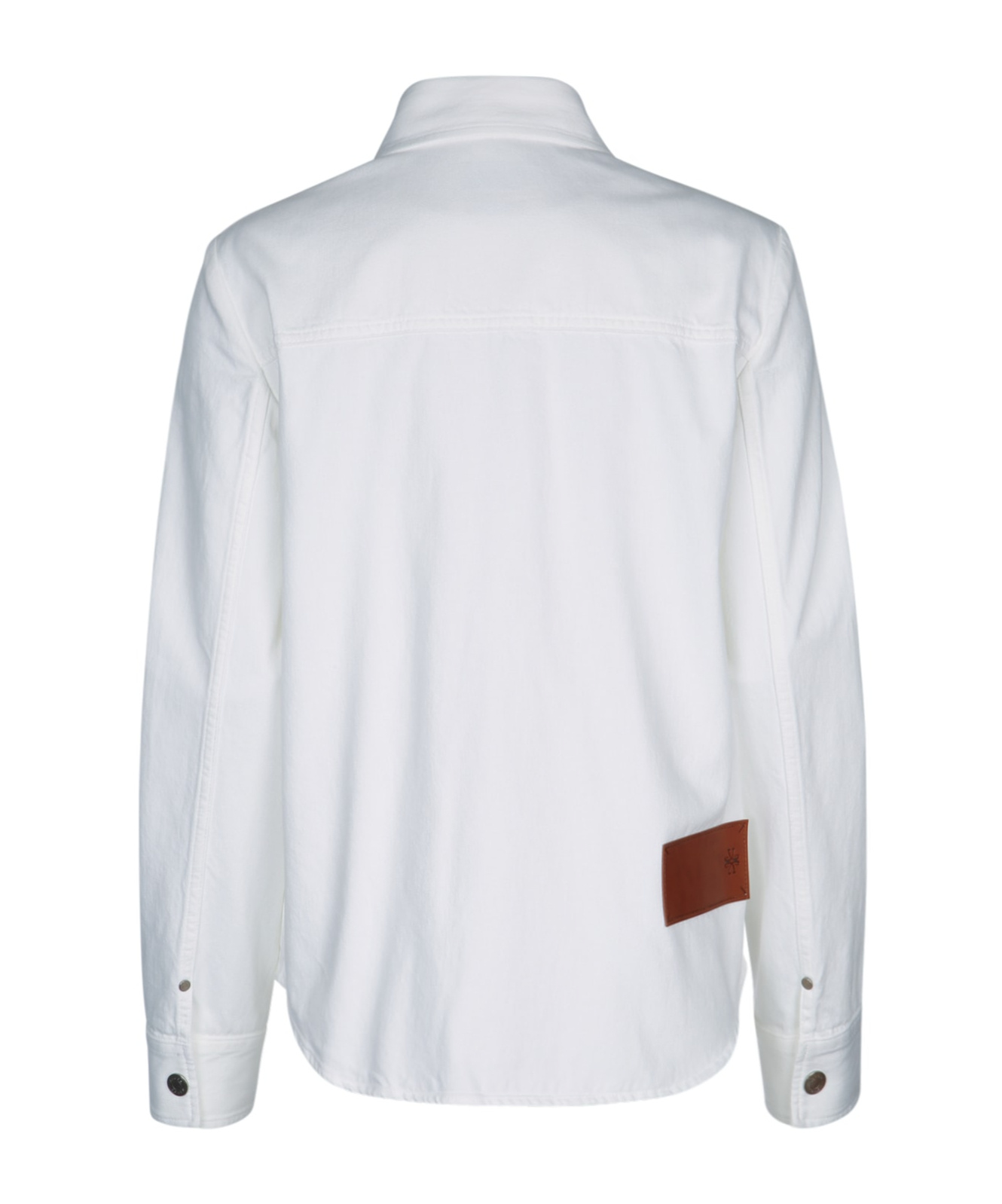 Jacob Cohen Collared Long Sleeves Patch Detail Jacket In White