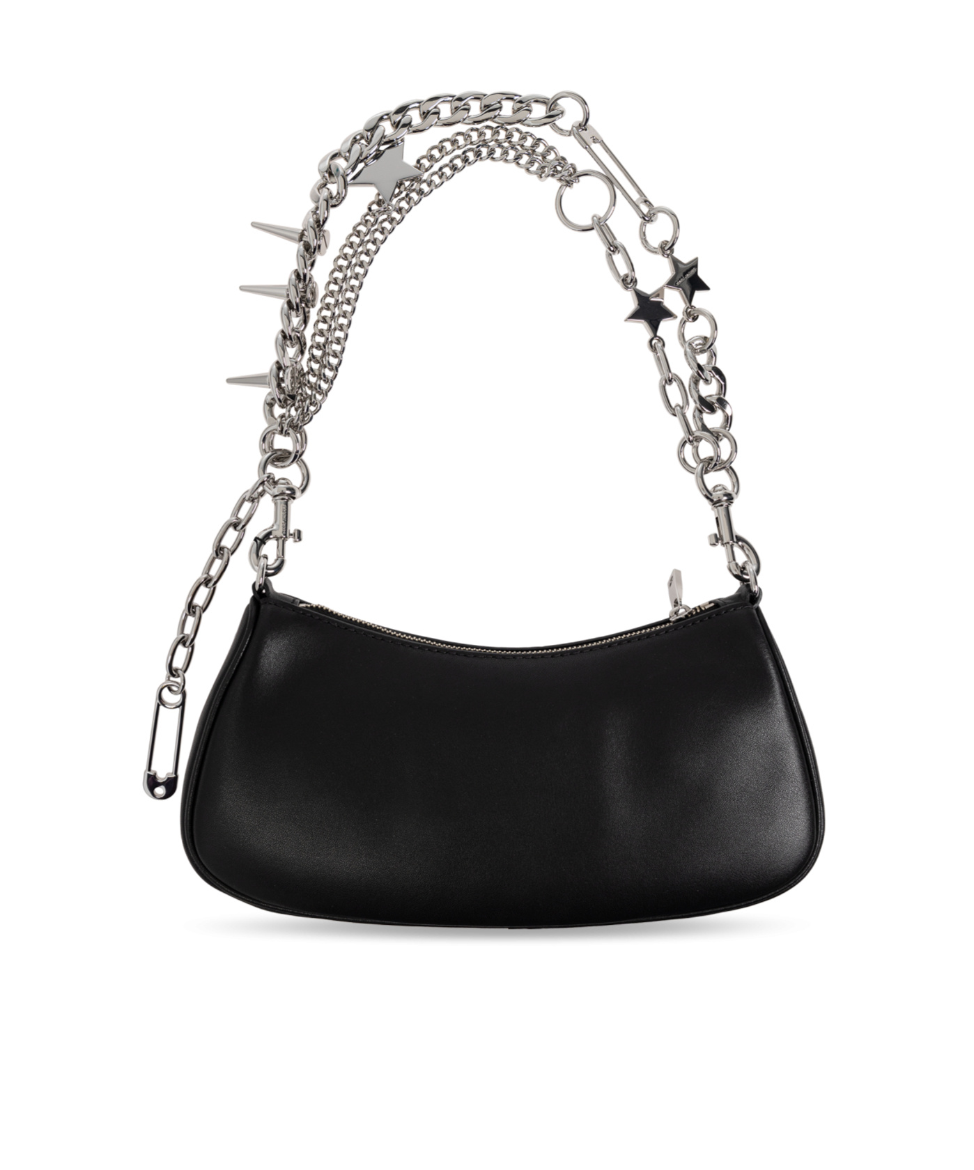 Marc Jacobs Logo Shoulder Bag In Black
