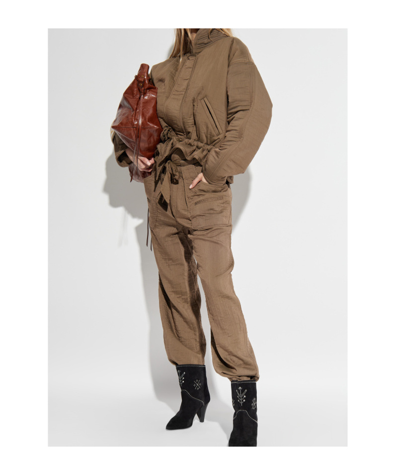 Isabel Marant Étoile Long-sleeved Casual Jacket In Brown