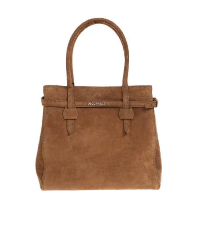 Dsquared2 Twin Shopper Bag In Brown