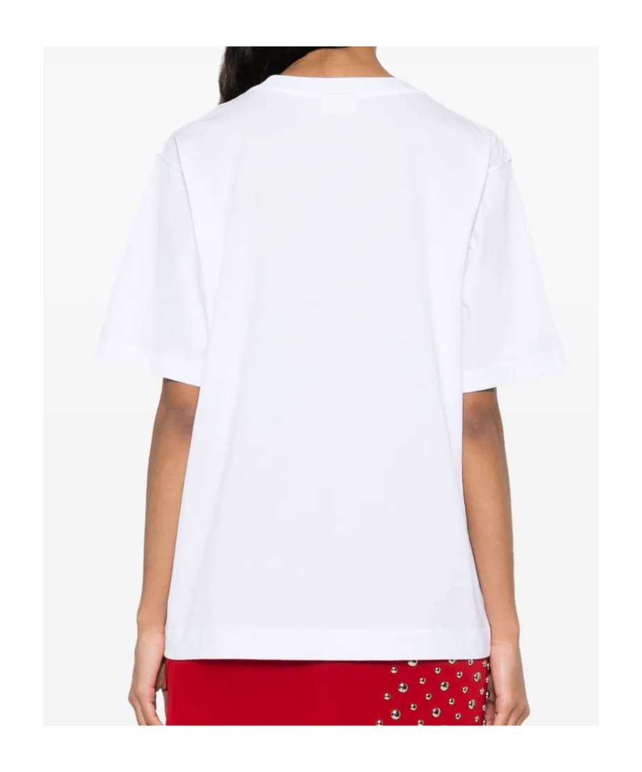 Dries Van Noten Relaxed Fit Short Sleeves Top In White