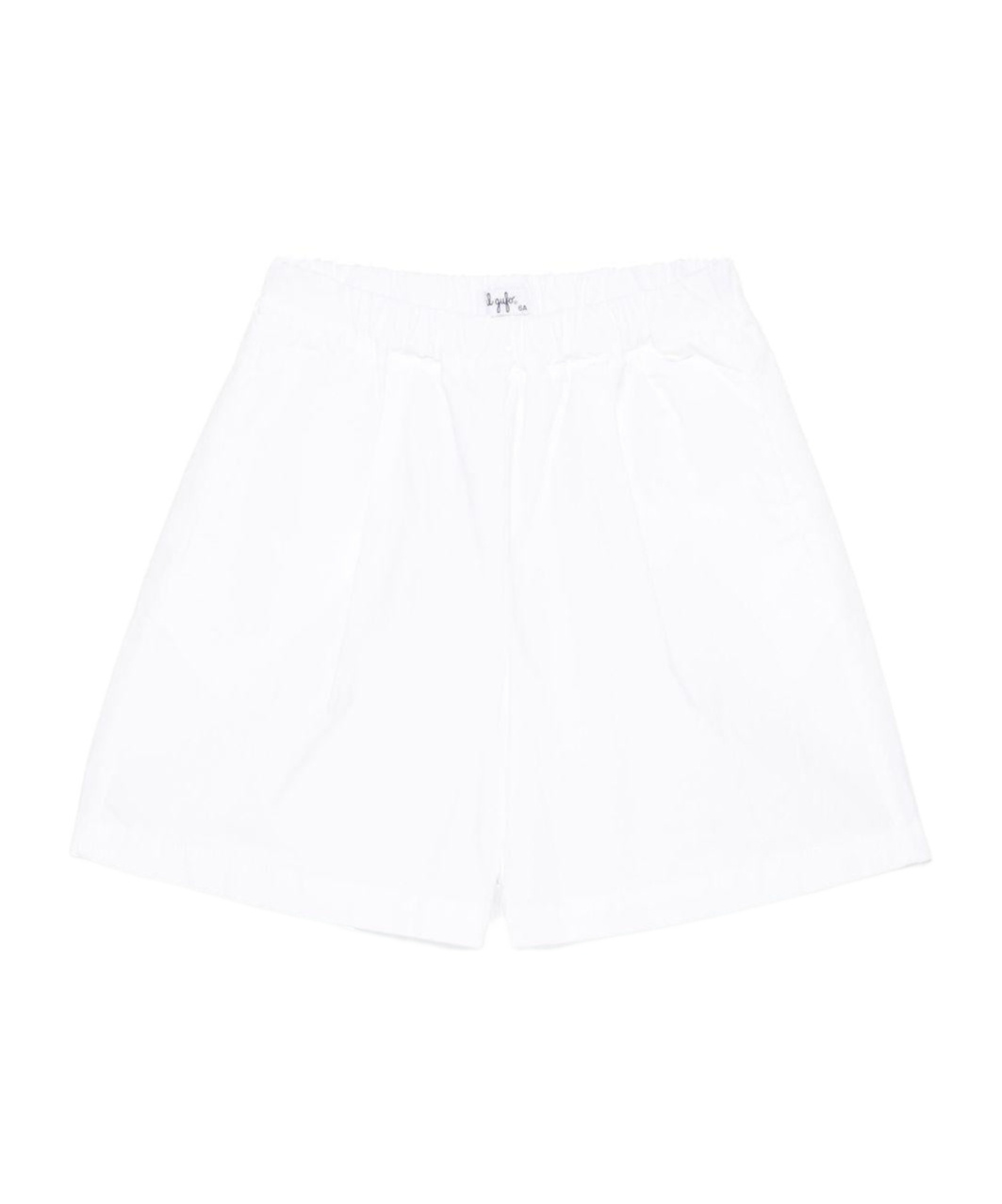 Il Gufo Wide-leg Shorts In White