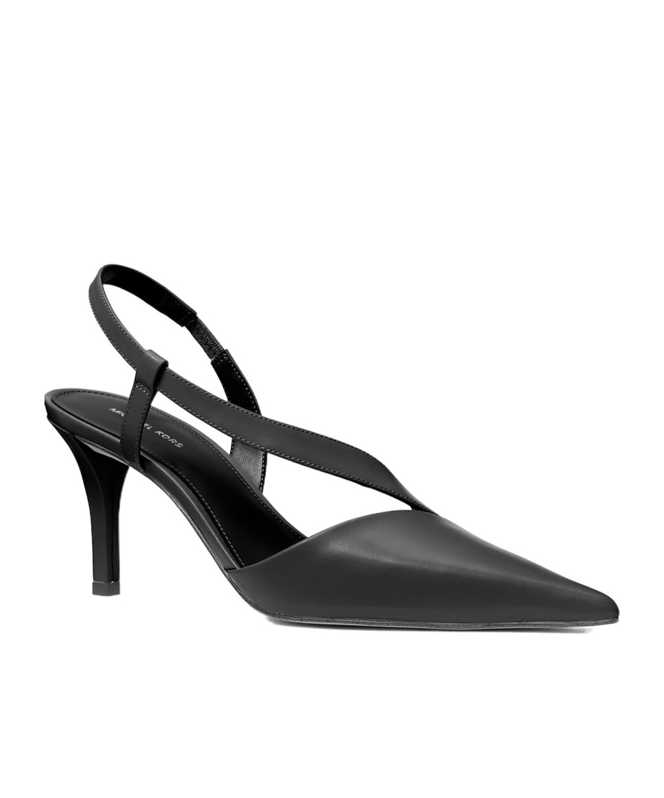 Michael Kors Pointed High-heeled Sandals In Black
