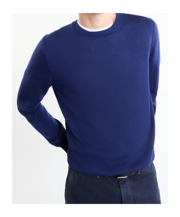 Fay Maglia Girocollo Sweater In Blue