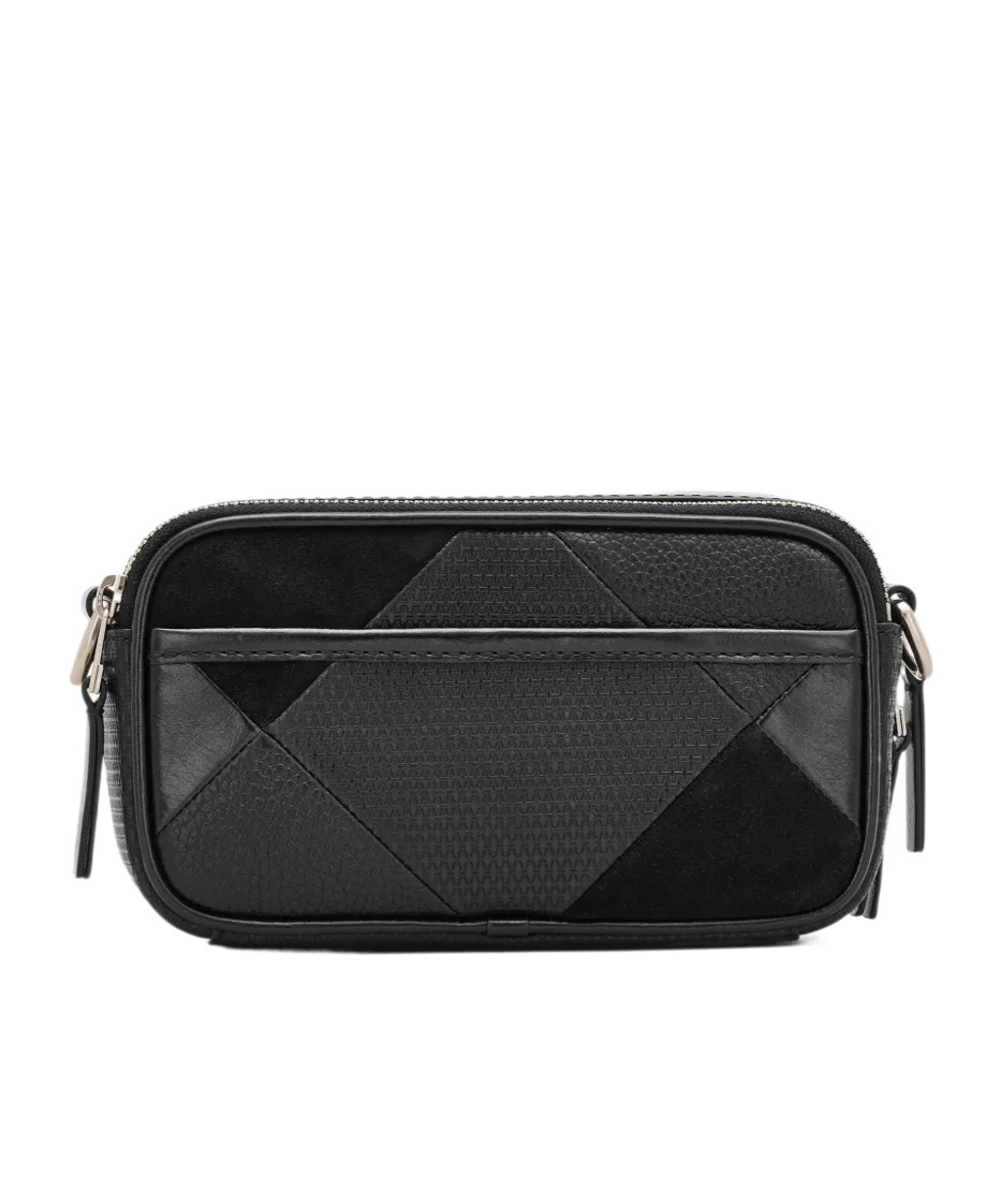 Marc Jacobs The Suede Patchwork Snapshot In Multi