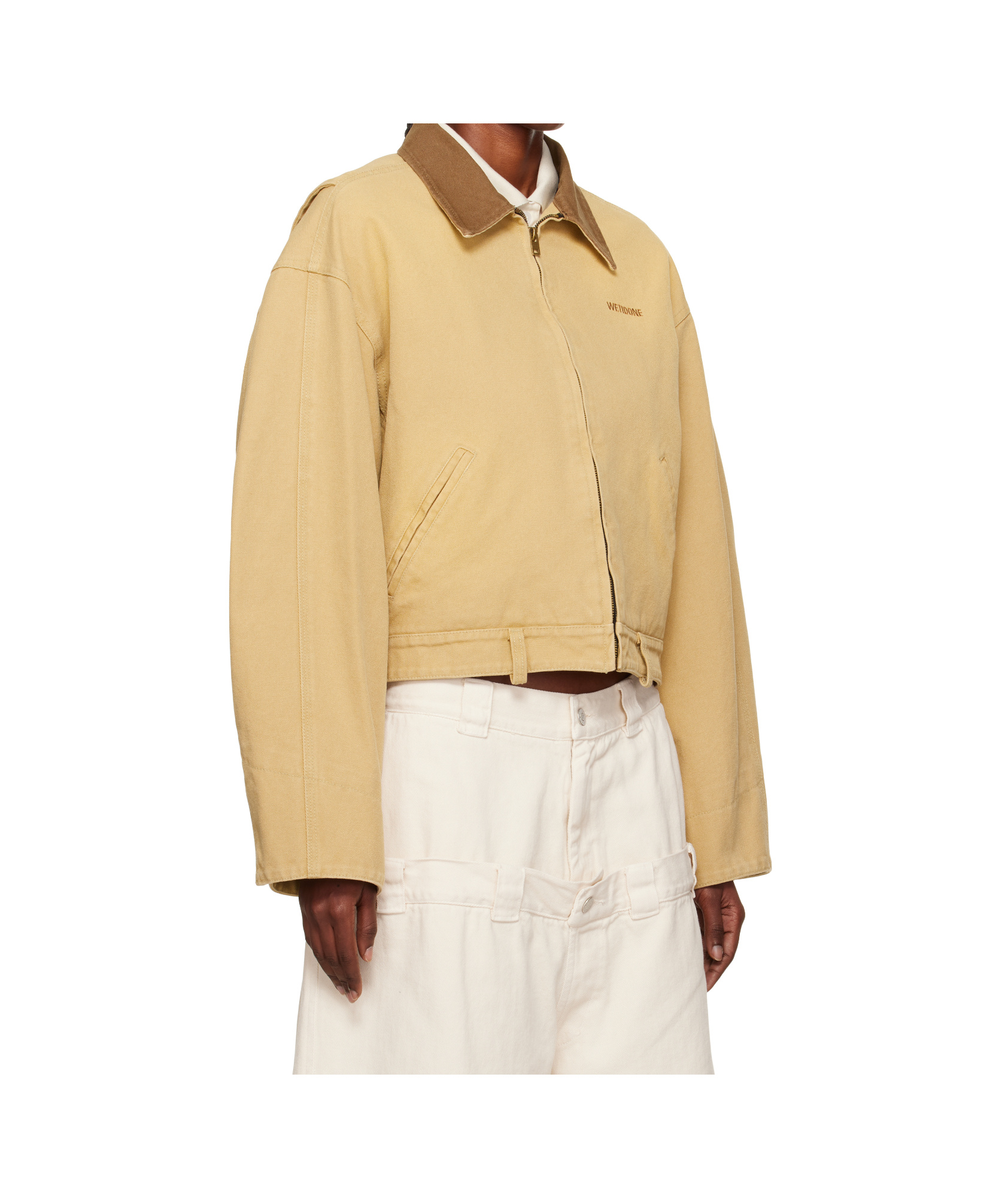 We11 Done Long-sleeved Casual Jacket In Neutral