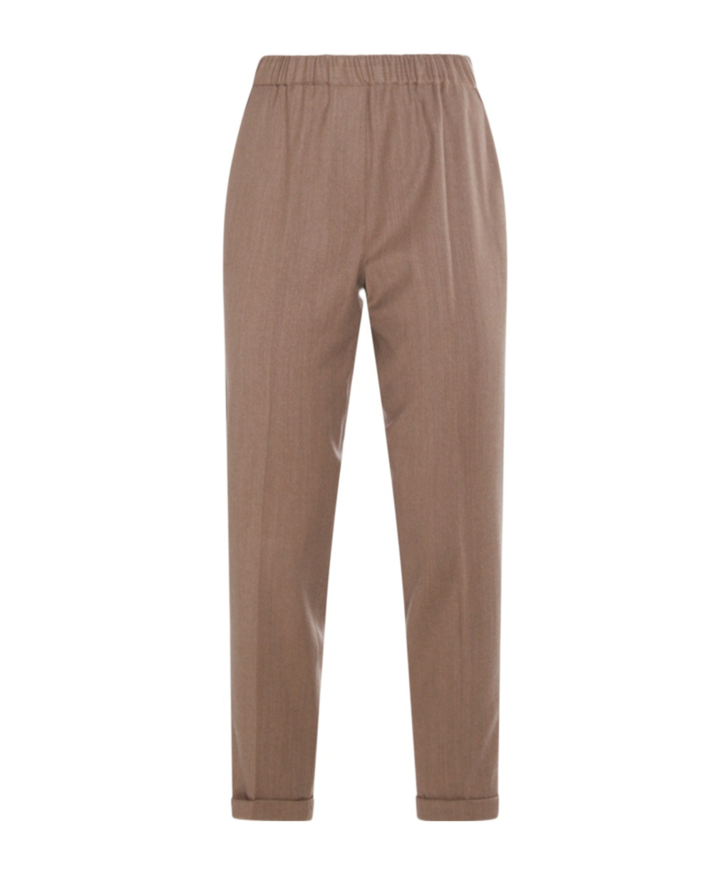 Antonelli Trousers Light And Natural In Brown