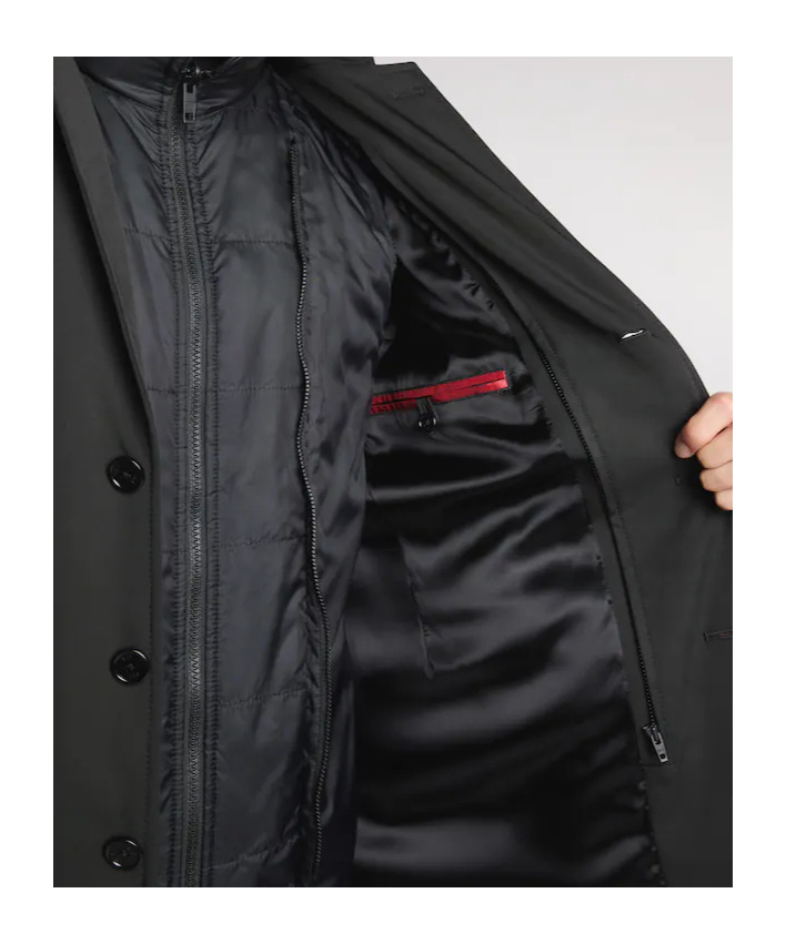 Fay Buttoned Blazer Jacket In Black