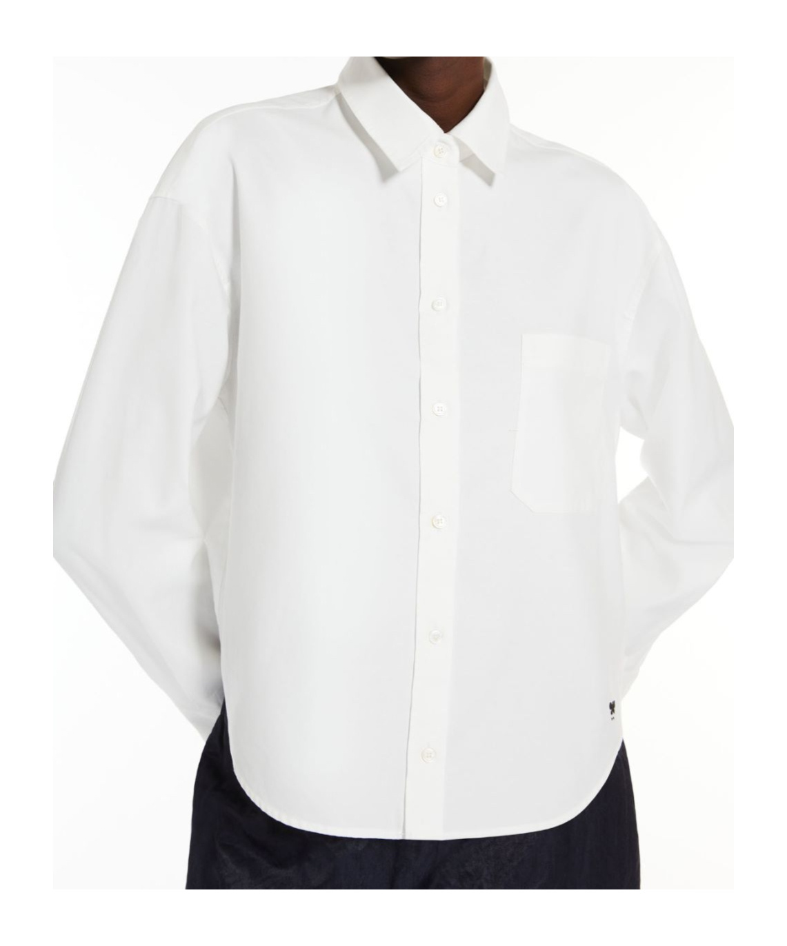 Weekend Max Mara Long-sleeved Shirt In White