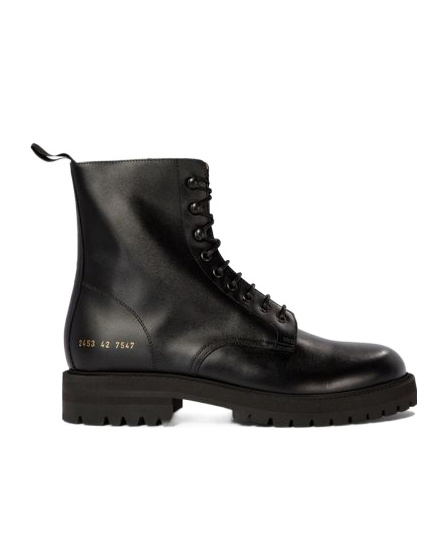 Common Projects Combat Boots In Black
