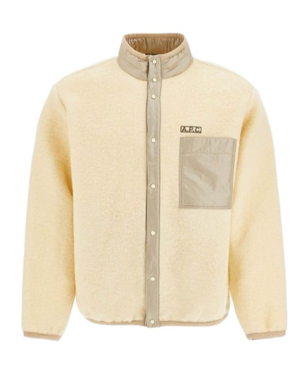 Apc Ewan Wool Effect Fleece Bl In Nude
