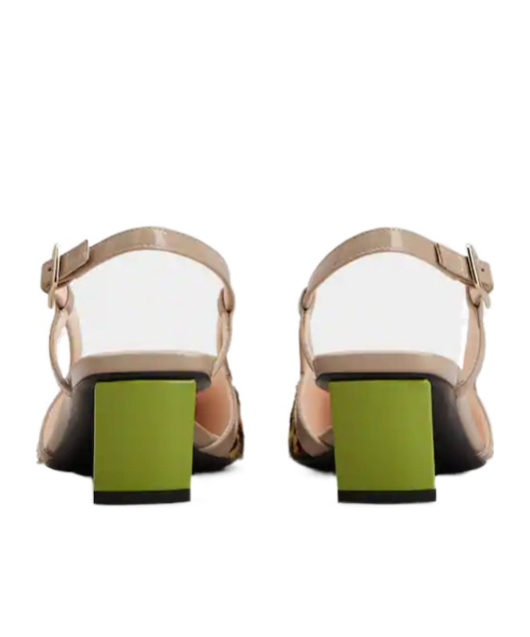 Roger Vivier Belle Vivier Slingback Pumps In Leather In Multi