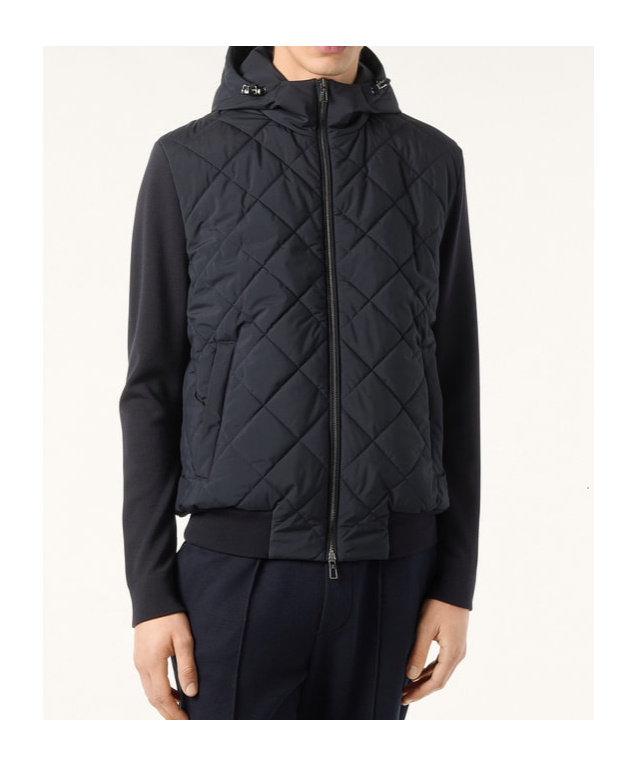 Loro Piana Ampay Bomber Jacket In Blue